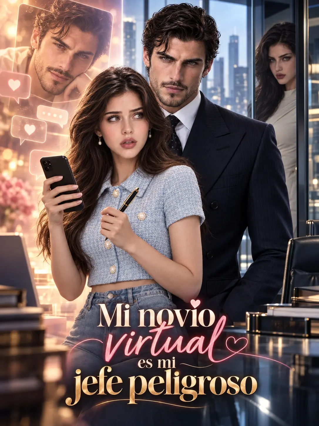 Mi novio virtual es mi jefe peligroso short drama poster