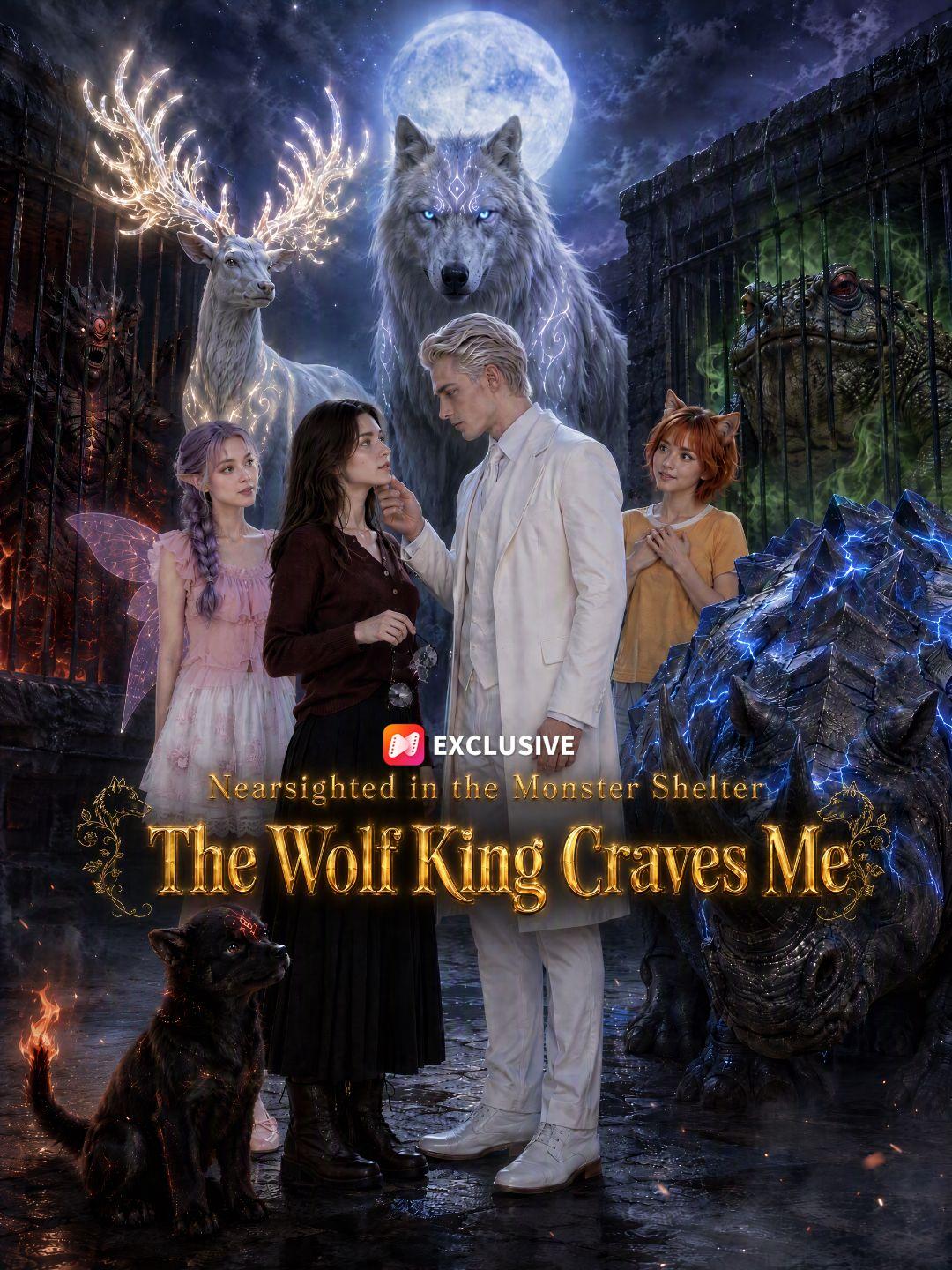 Nearsighted in the Monster Shelter: The Wolf King Craves Me short drama poster