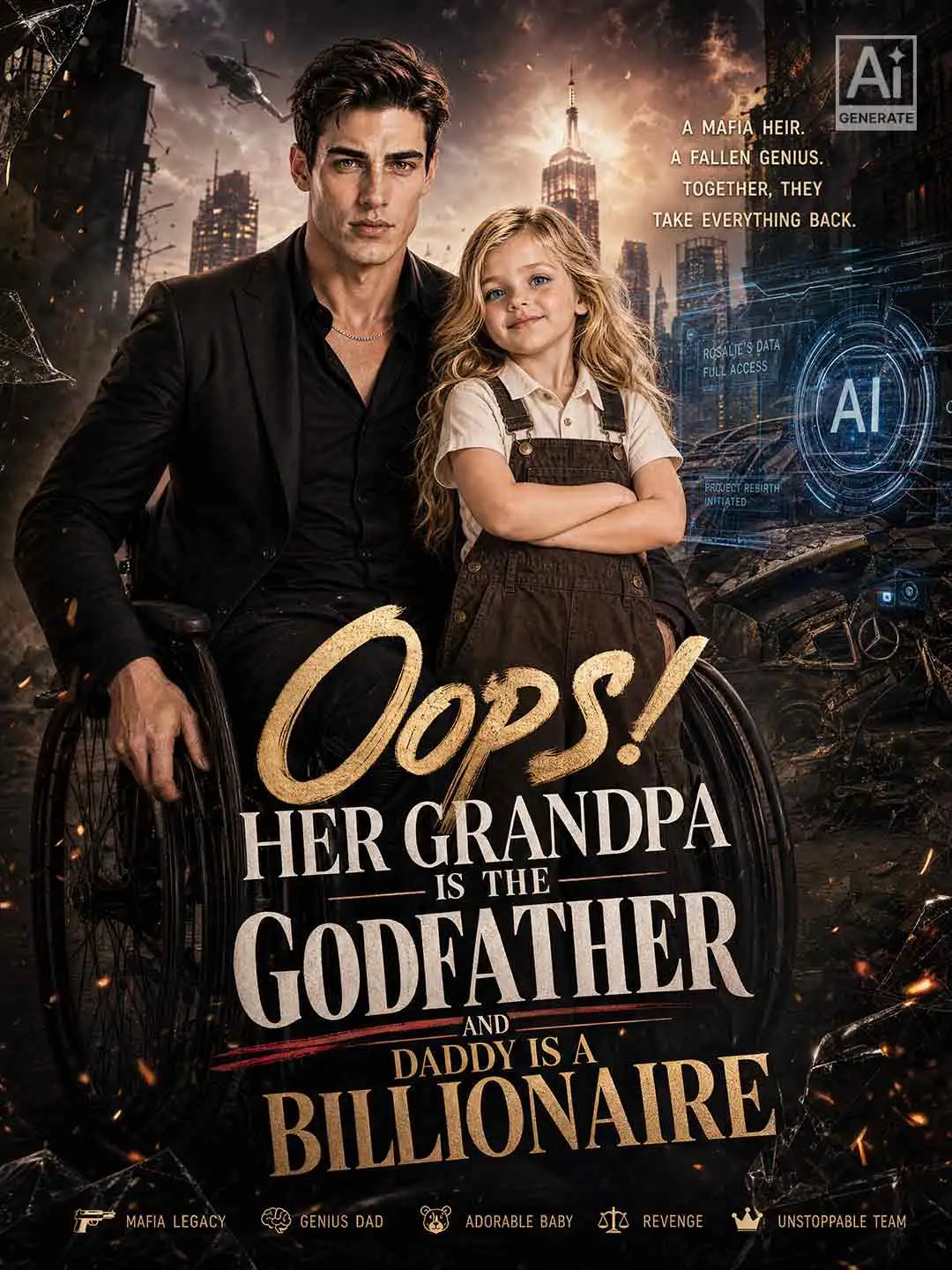 Oops! Her Grandpa is the Godfather and Daddy is a Billionaire short drama poster