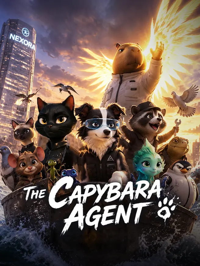 The Capybara Agent short drama poster