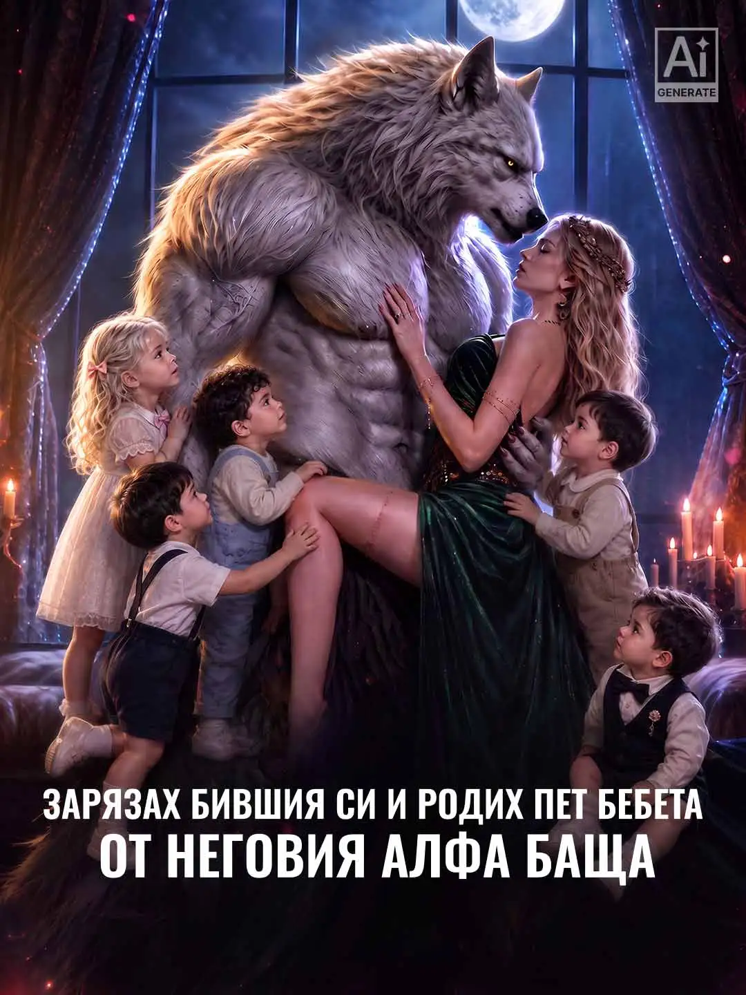 Зарязах бившия си и родих пет бебета от неговия Алфа баща short drama poster
