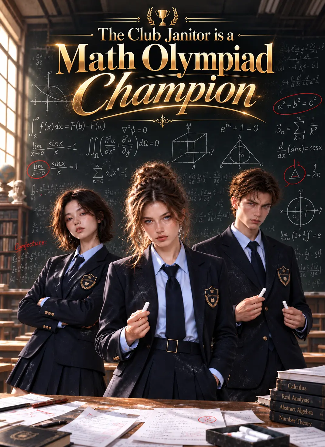 The Club Janitor is a Math Olympiad Champion short drama poster