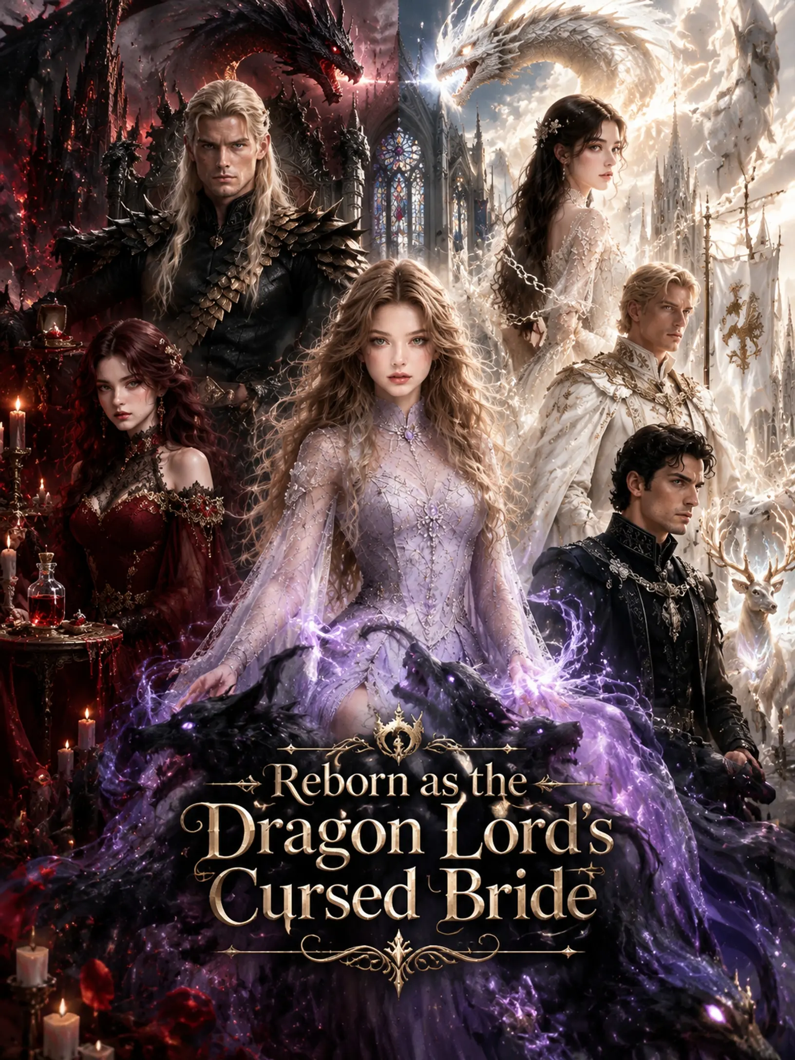Reborn as the Dragon Lord’s Cursed Bride short drama poster