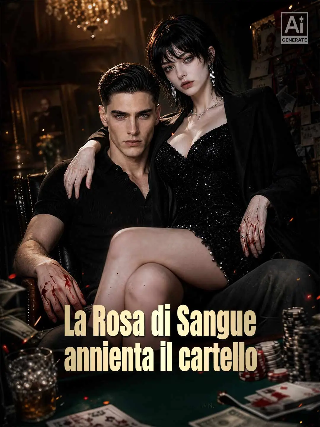 La Rosa di Sangue annienta il cartello short drama poster