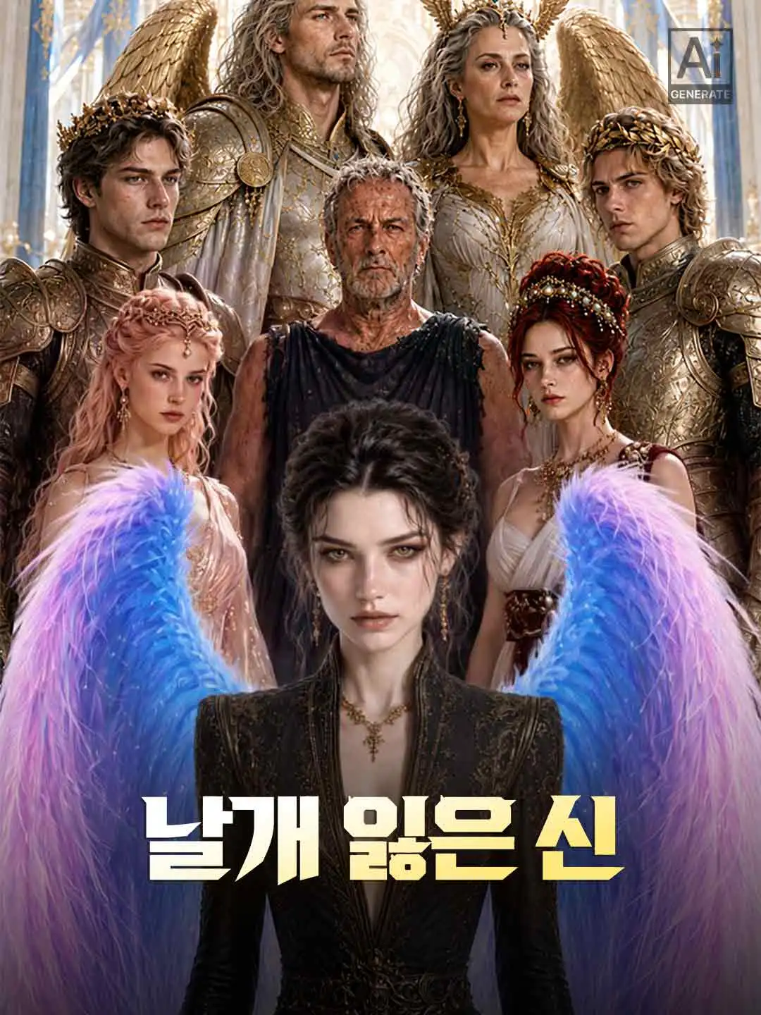날개 잃은 신 short drama poster