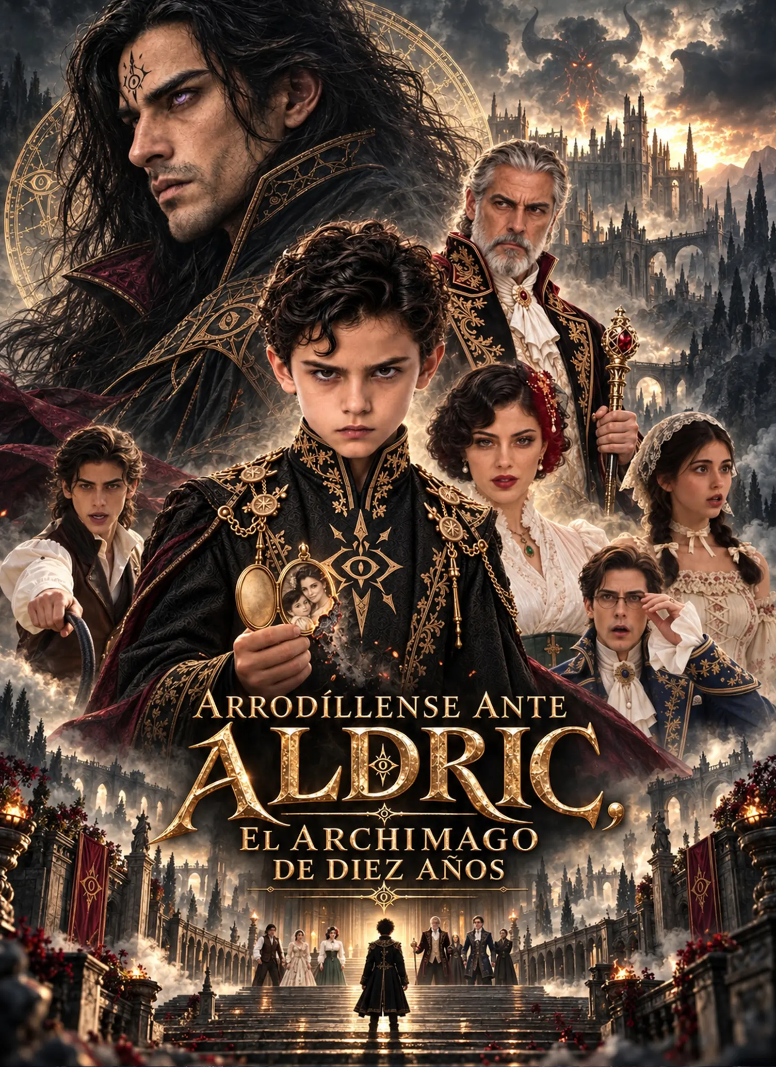 Arrodíllense ante Aldric, el Archimago de Diez Años short drama poster