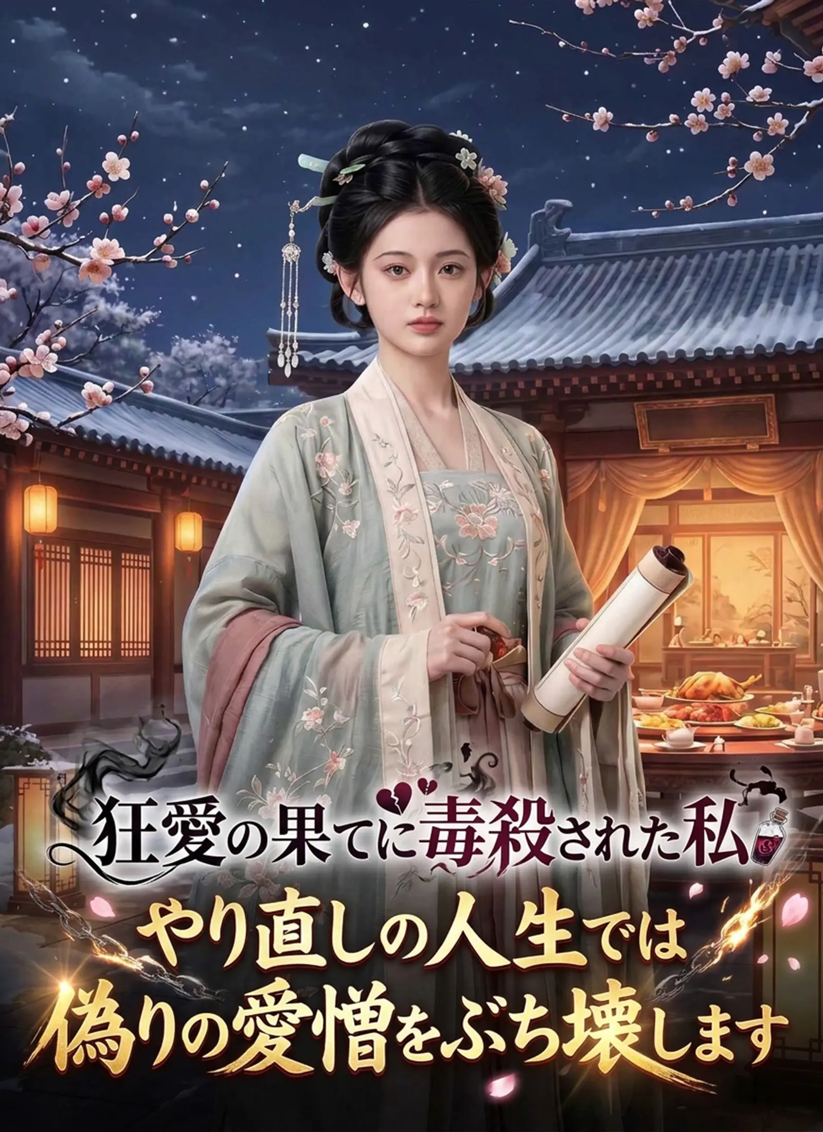 狂愛の果てに毒殺された私、やり直しの人生では偽りの愛憎をぶち壊します short drama poster