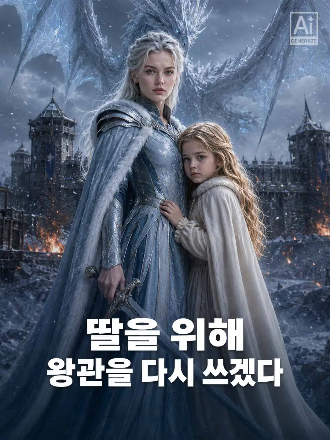 딸을 위해 왕관을 다시 쓰겠다 short drama poster