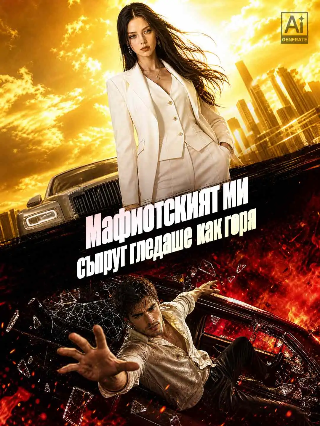 Мафиотският ми съпруг гледаше как горя short drama poster
