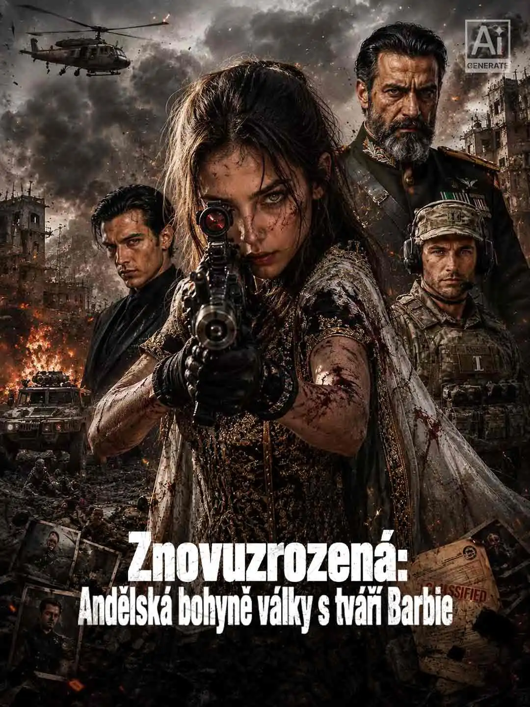 Znovuzrozená: Andělská bohyně války s tváří Barbie short drama poster