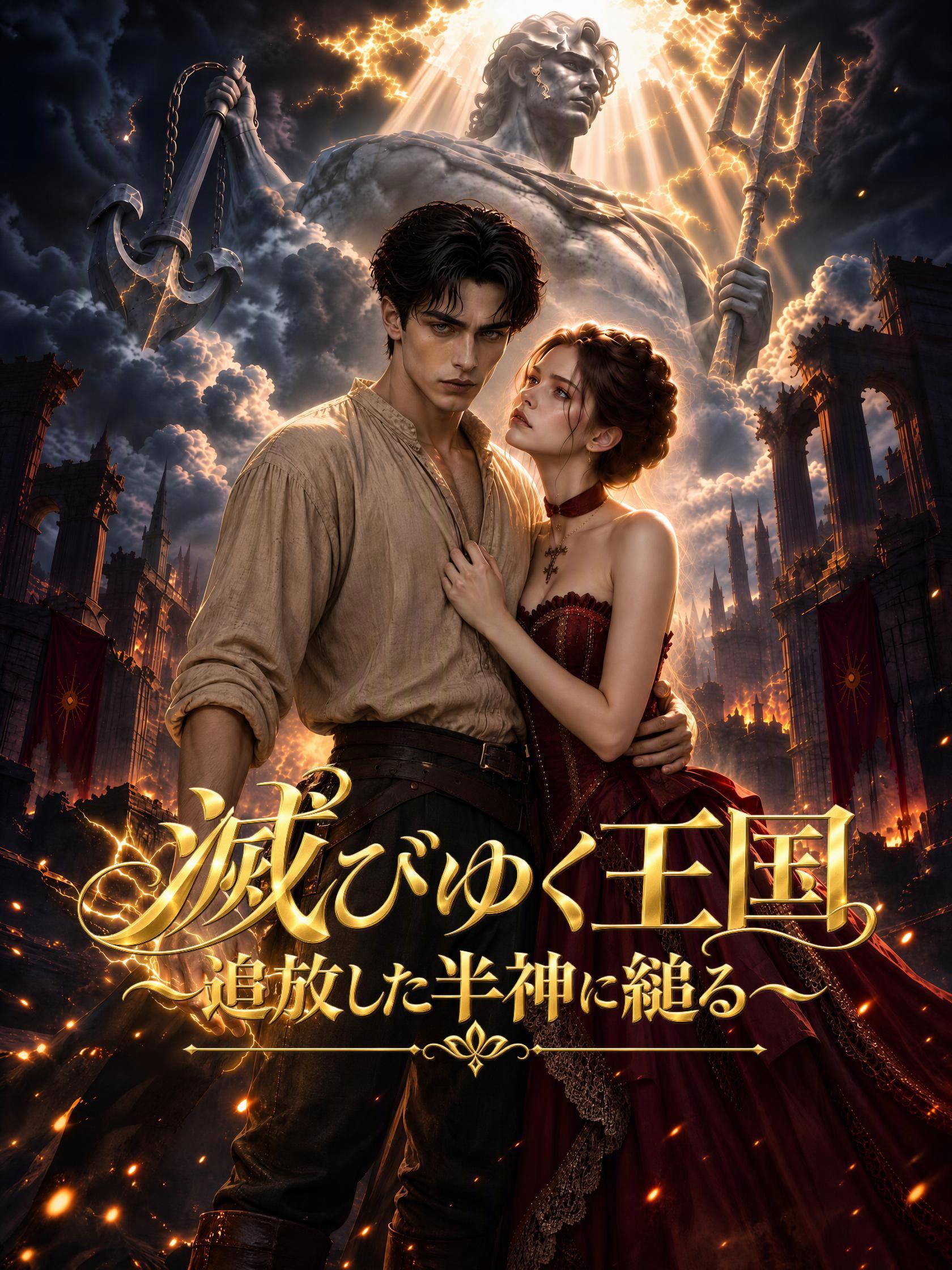 滅びゆく王国～追放した半神に縋る～ short drama poster