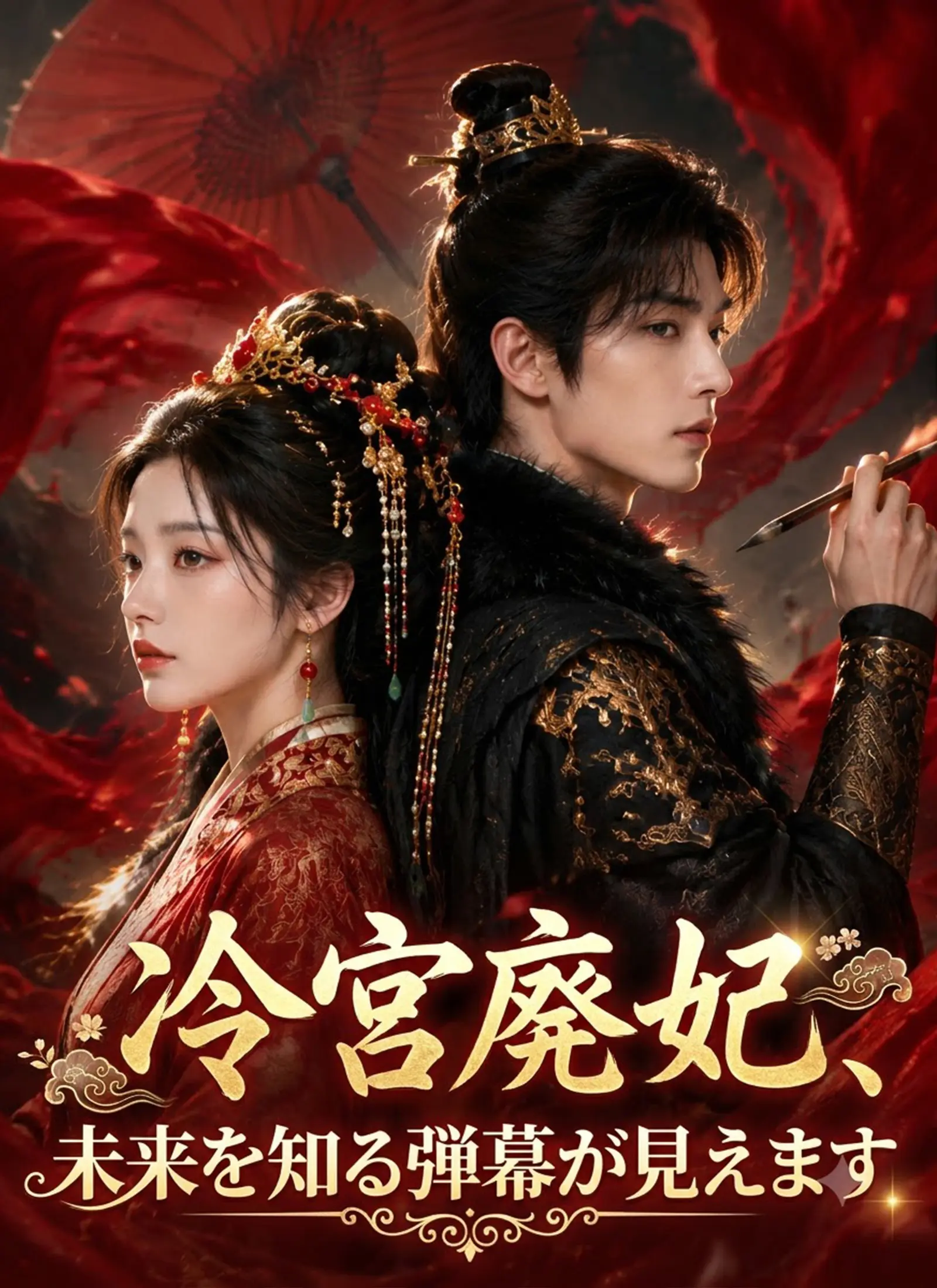 冷宮廃妃、未来を知る弾幕が見えます short drama poster