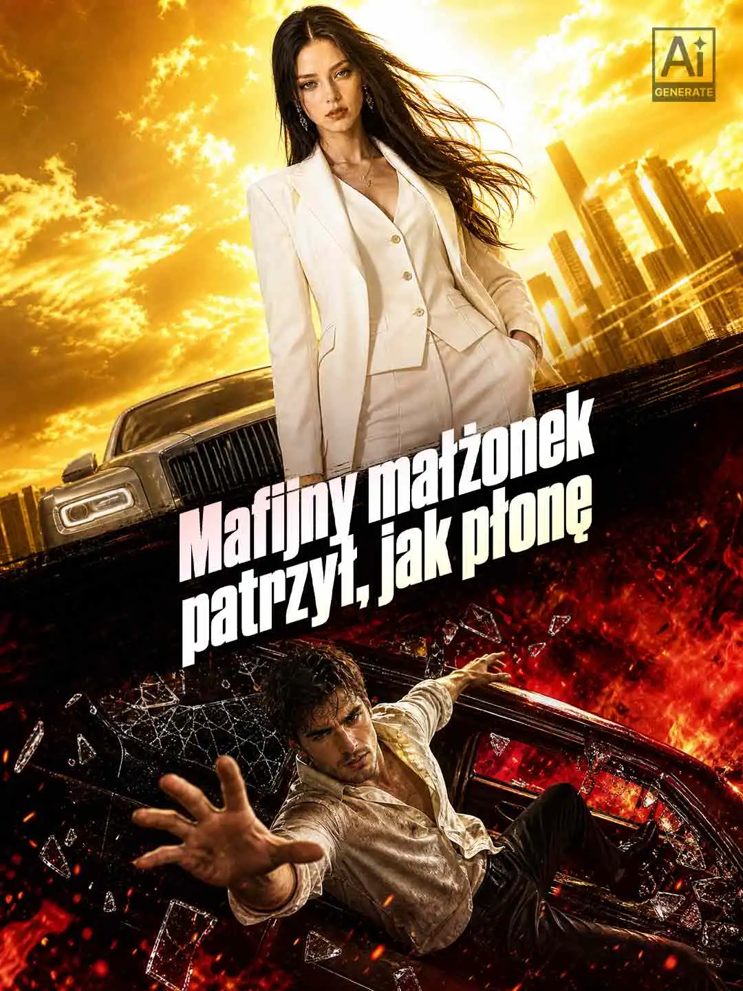 MAFIJNY MAŁŻONEK PATRZYŁ, JAK PŁONĘ short drama poster