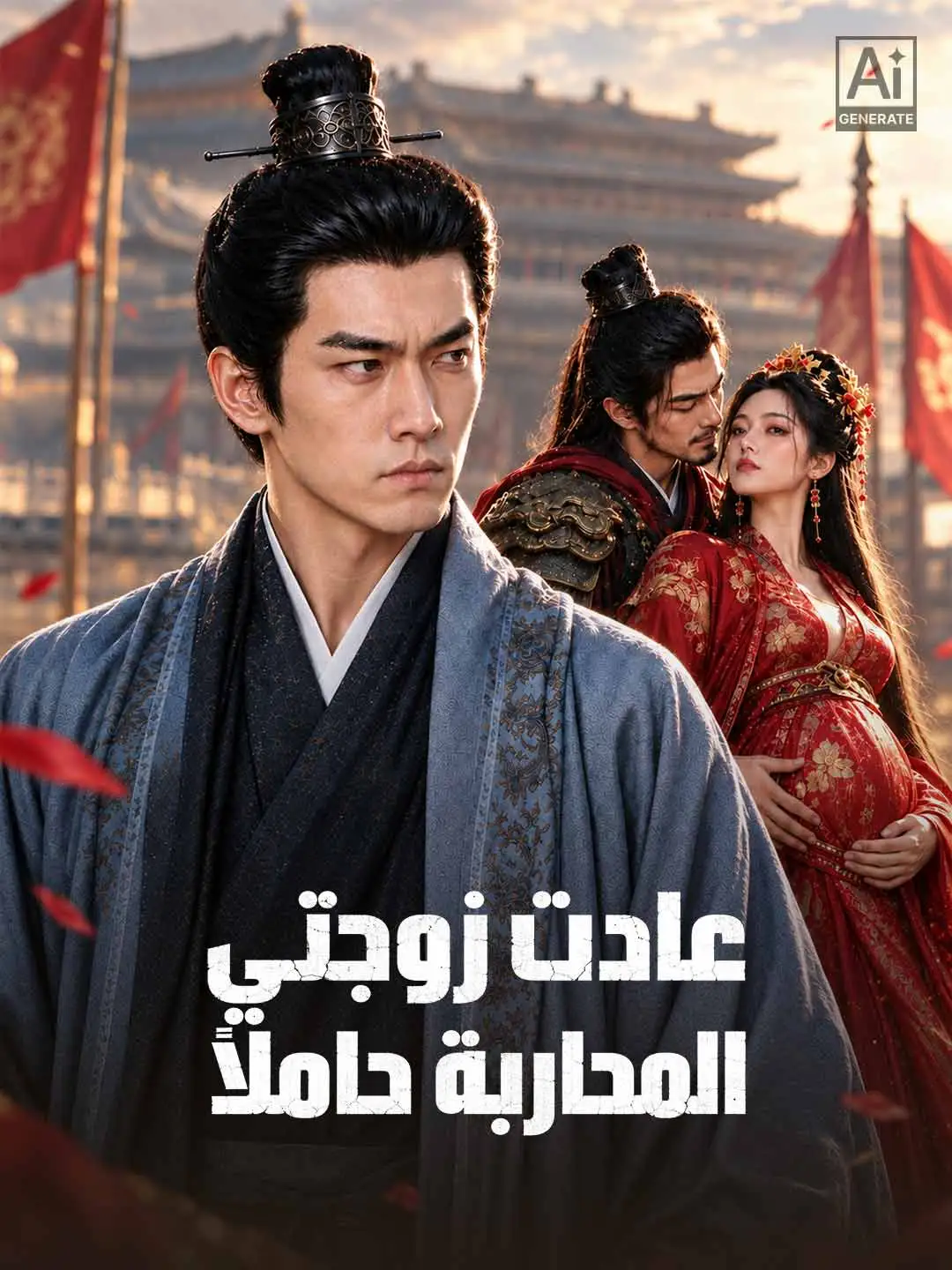 عادت زوجتي المحاربة حاملاً short drama poster