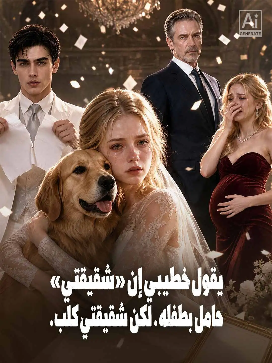 يقول خطيبي إن «شقيقتي» حامل بطفله. لكن شقيقتي كلب. short drama poster