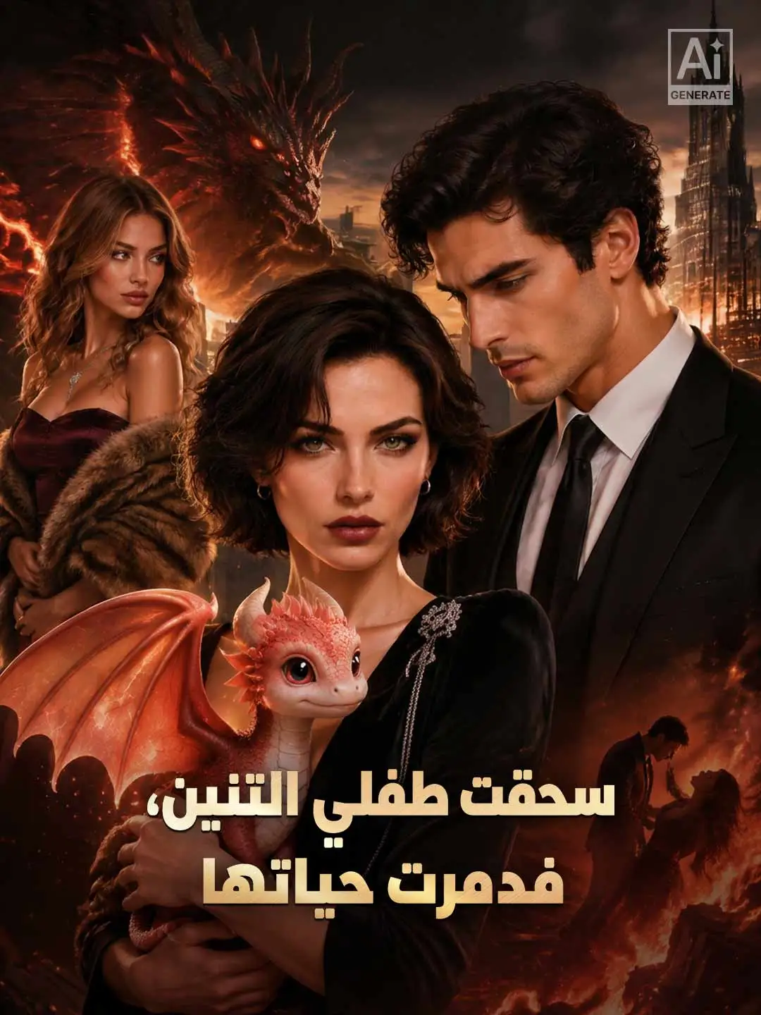 سحقت طفلي التنين، فدمرت حياتها short drama poster