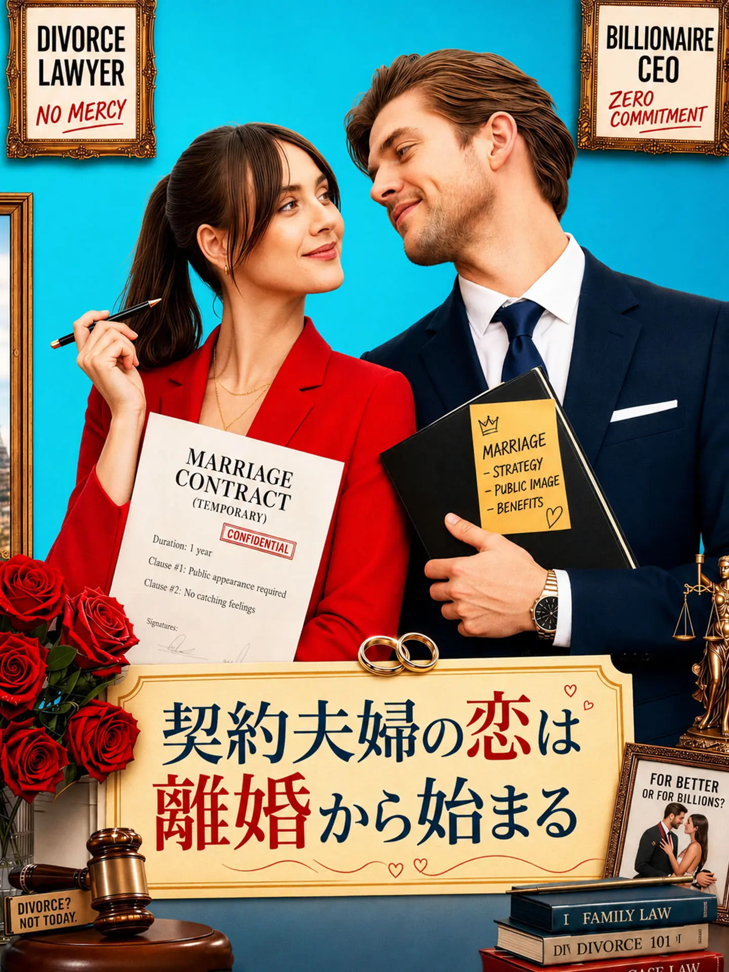 契約夫婦の恋は離婚から始まる short drama poster