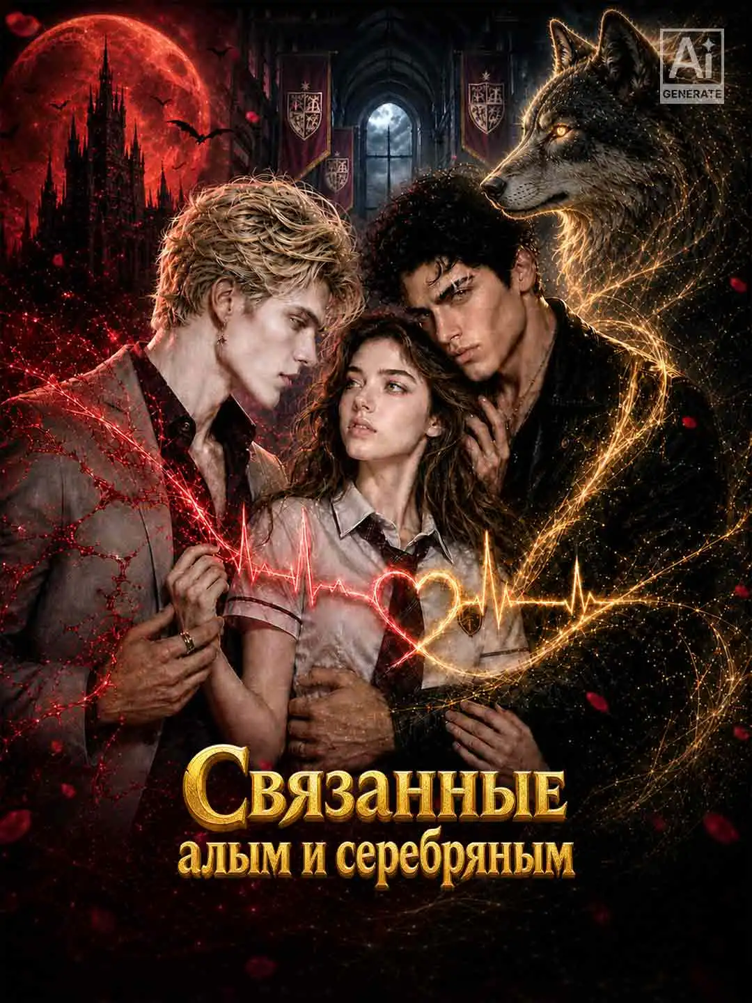 Связанные алым и серебряным short drama poster
