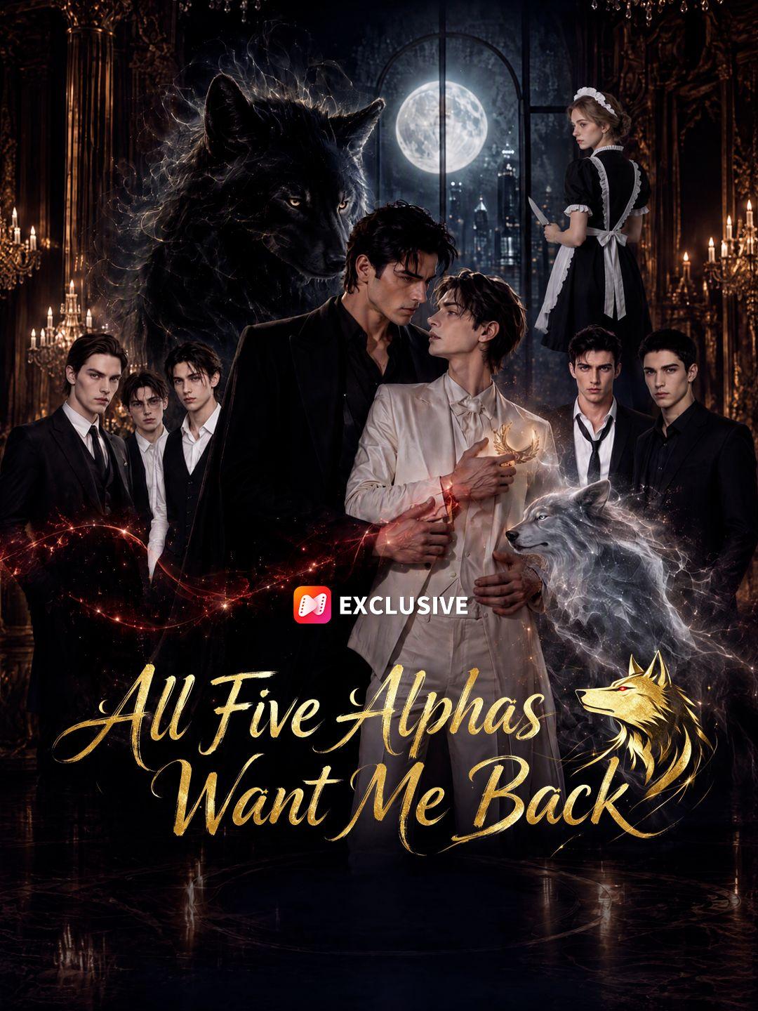 All Five Alphas Want Me Back short drama poster