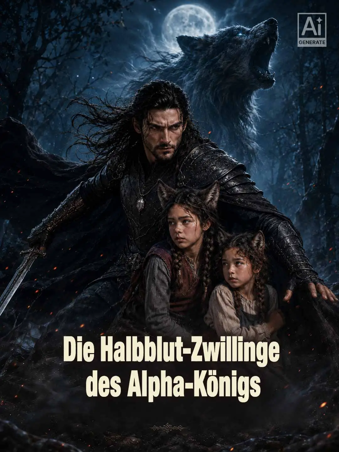 Die Halbblut-Zwillinge des Alpha-Königs short drama poster