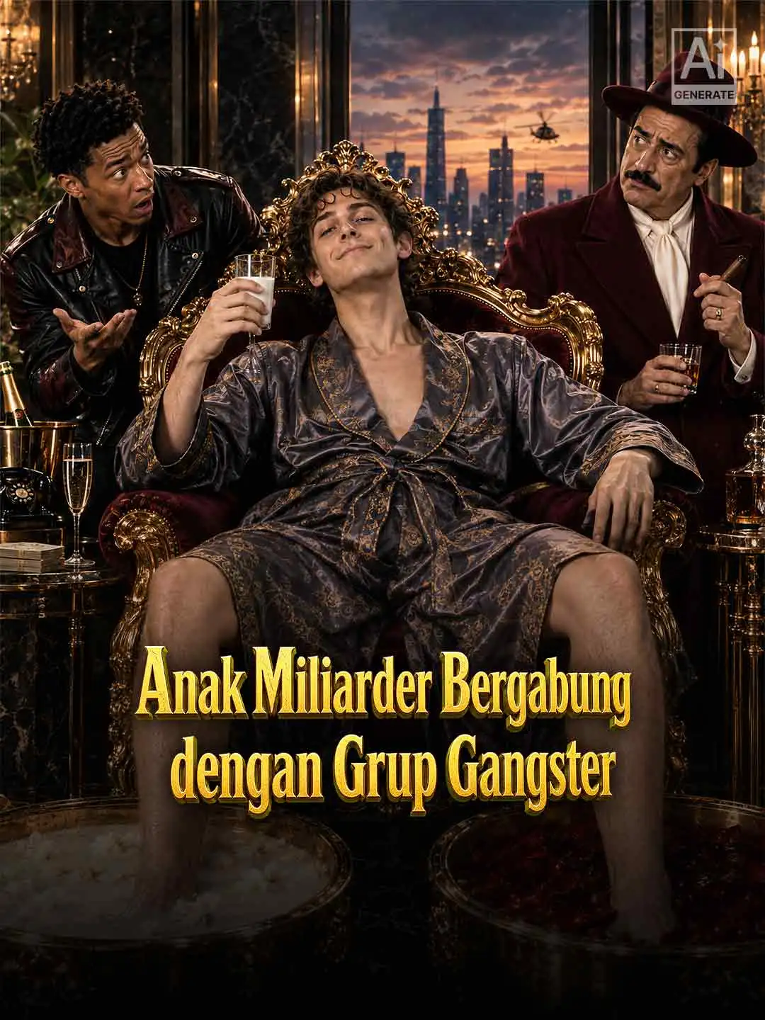 Anak Miliarder Bergabung dengan Grup Gangster short drama poster