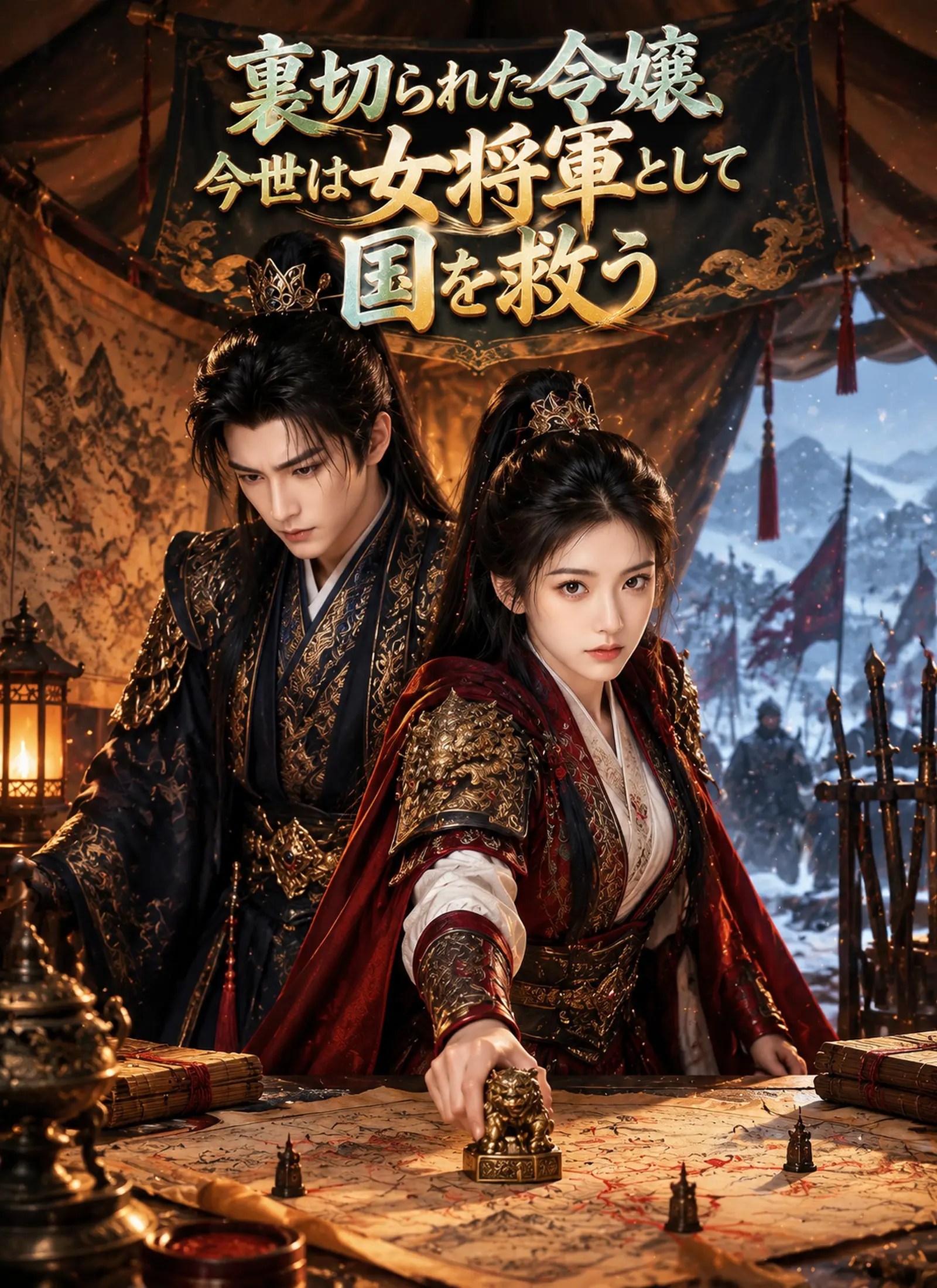 裏切られた令嬢、今世は女将軍として国を救う short drama poster