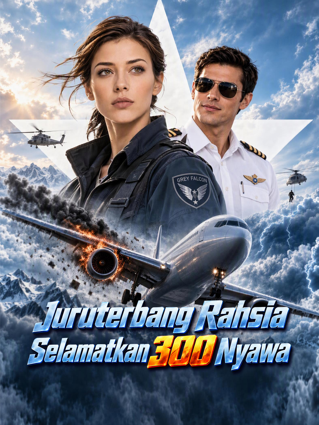 Juruterbang Rahsia Selamatkan 300 Nyawa short drama poster