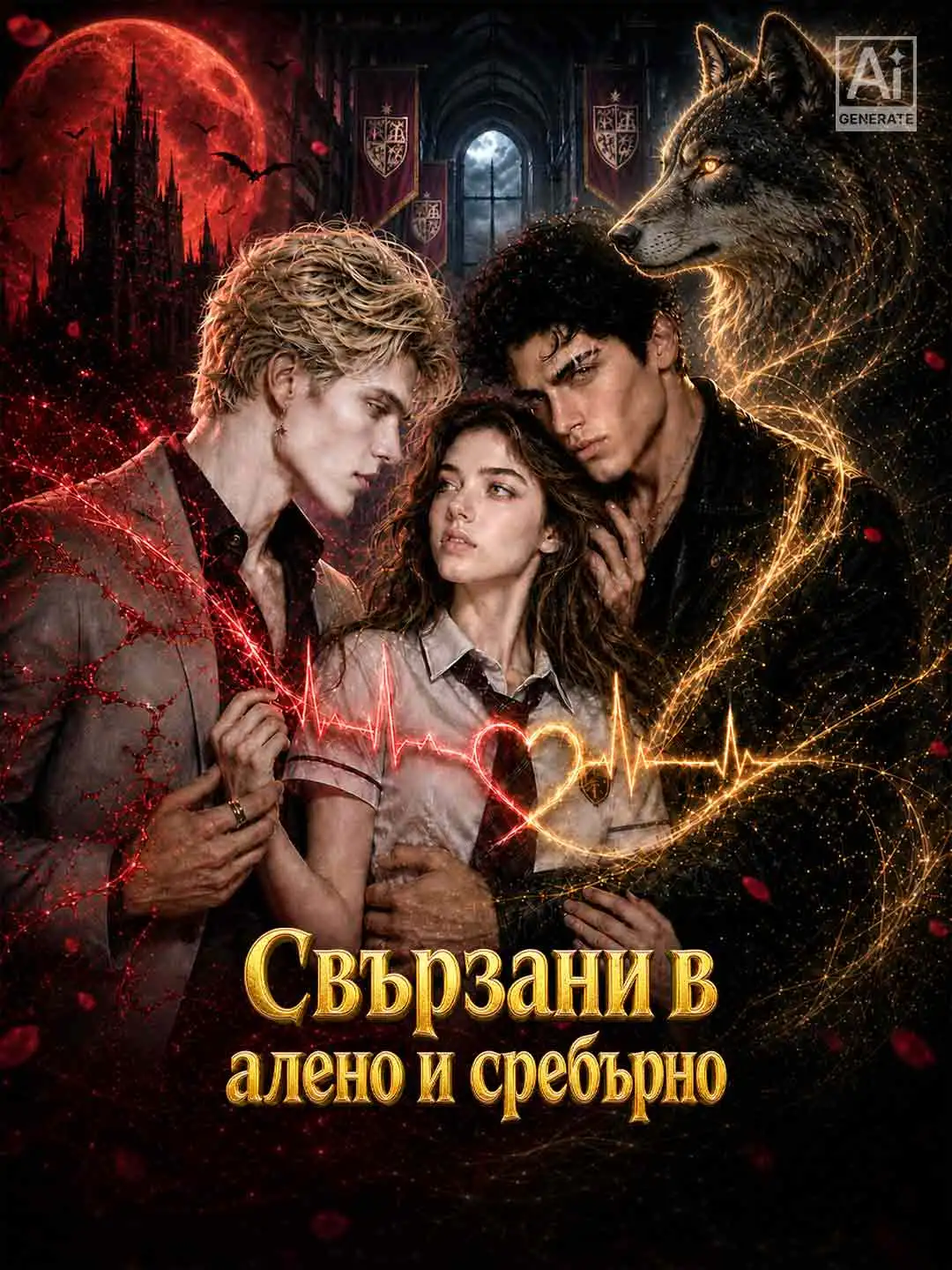 Свързани в алено и сребърно short drama poster