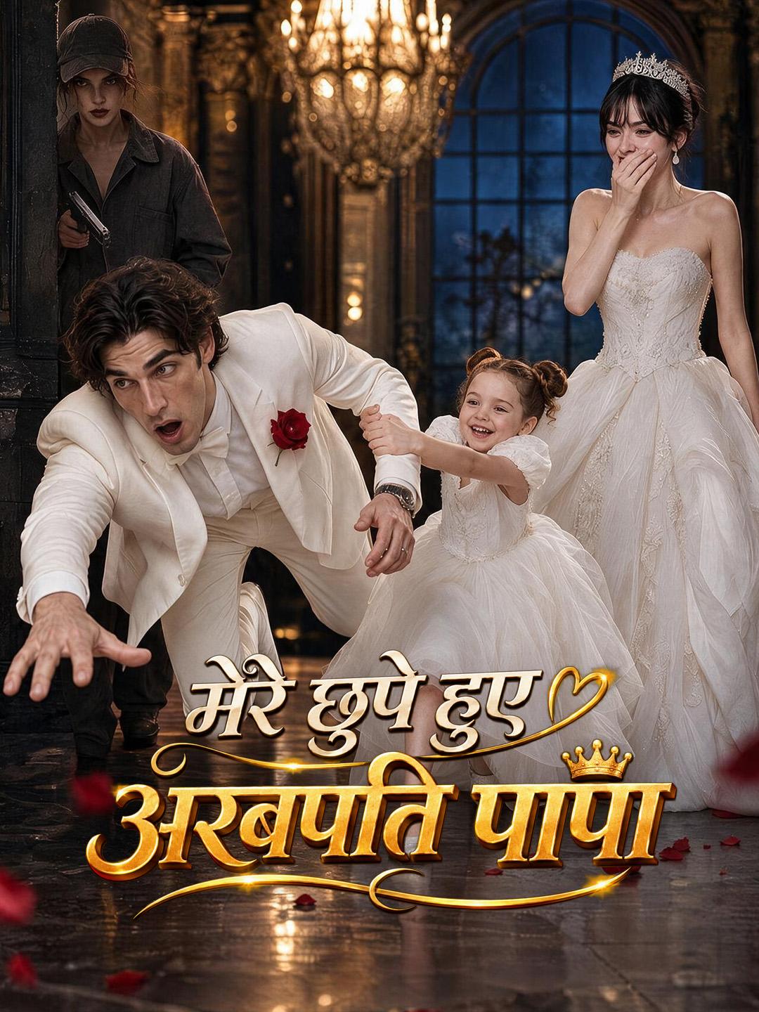 मेरे छुपे हुए अरबपति पापा short drama poster