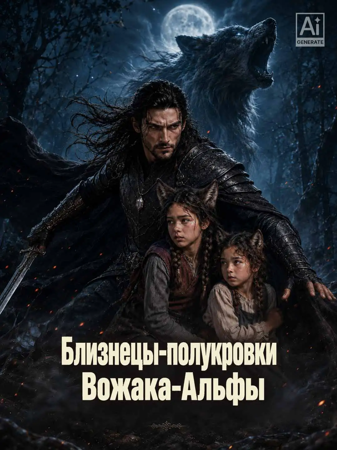 Близнецы-полукровки Вожака-Альфы short drama poster