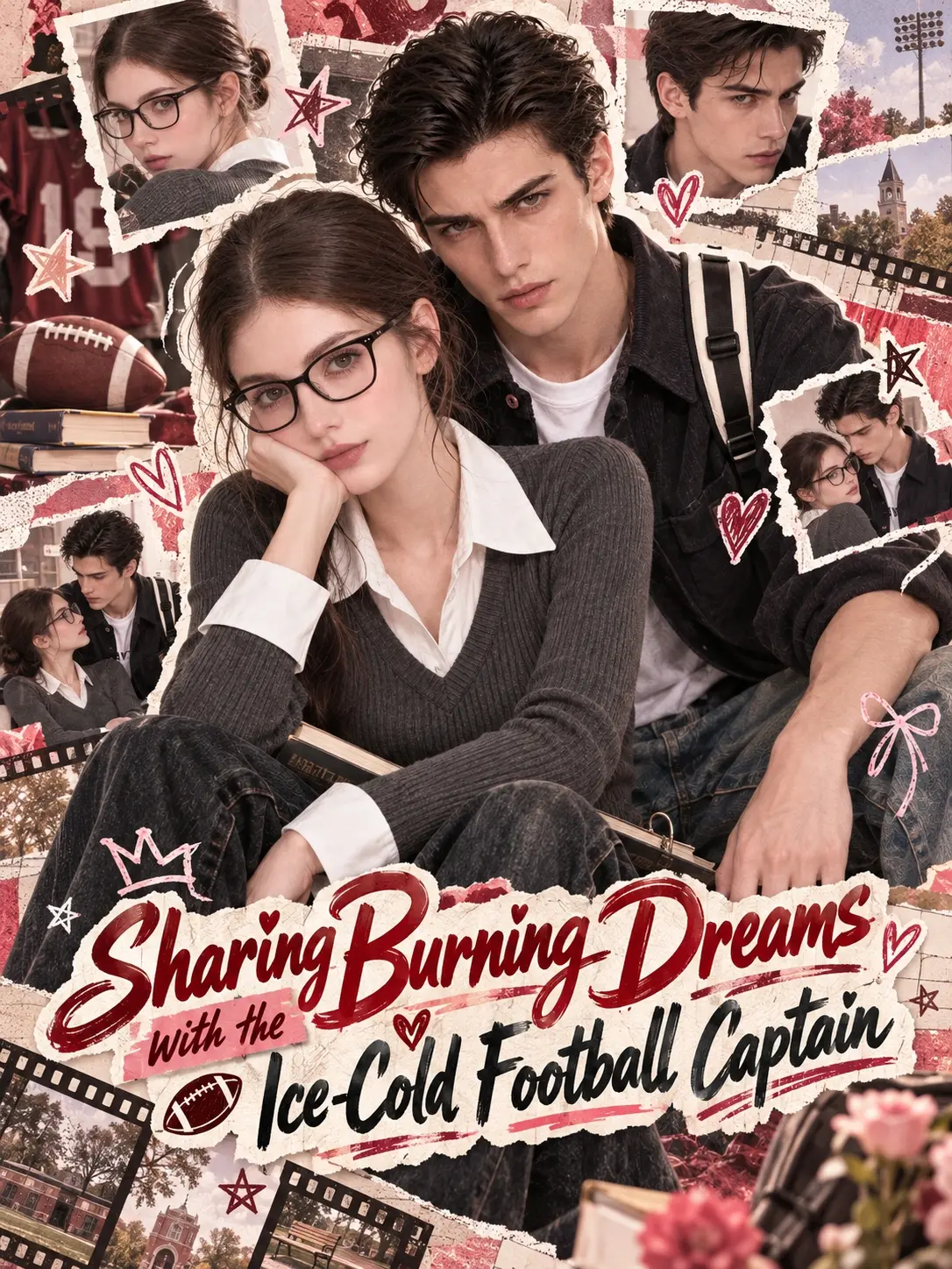 Sharing Burning Dreams with the Ice-Cold Football Captain short drama poster