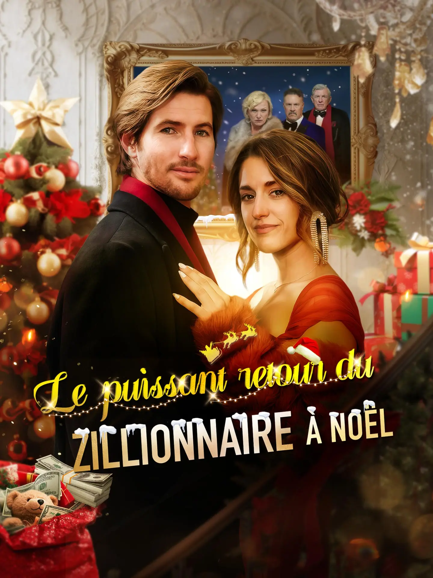 Le puissant retour du Zillionnaire à Noël short drama poster