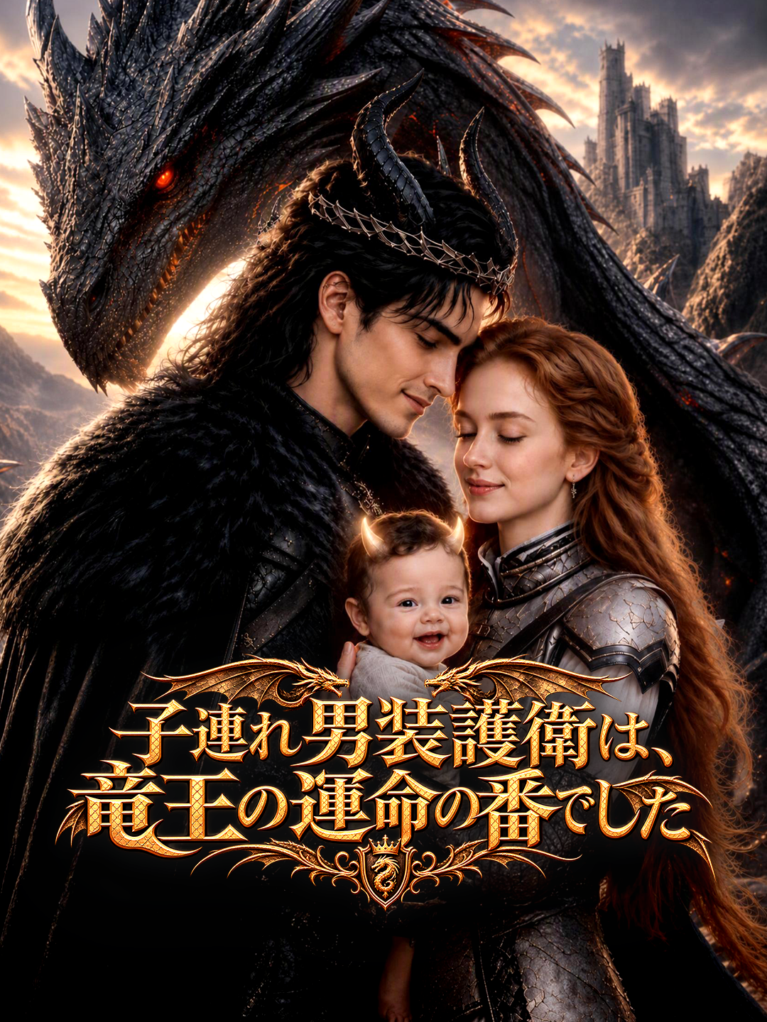 子連れ男装護衛は、竜王の運命の番でした short drama poster