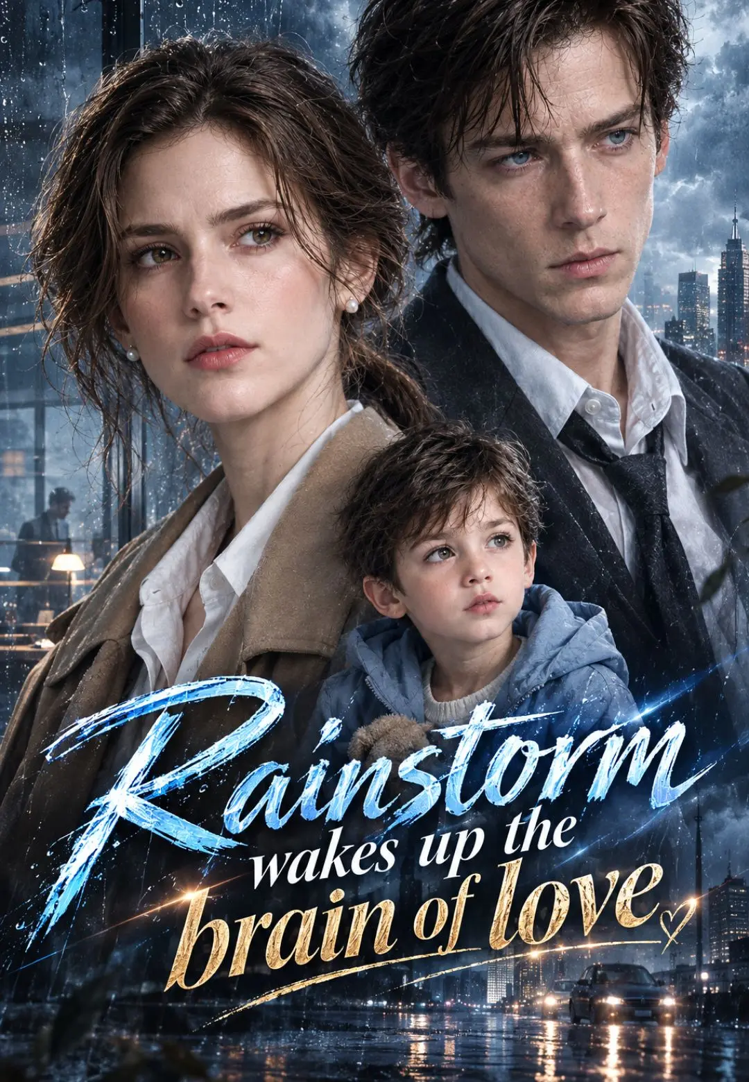 Rainstorm wakes up the brain of love short drama poster