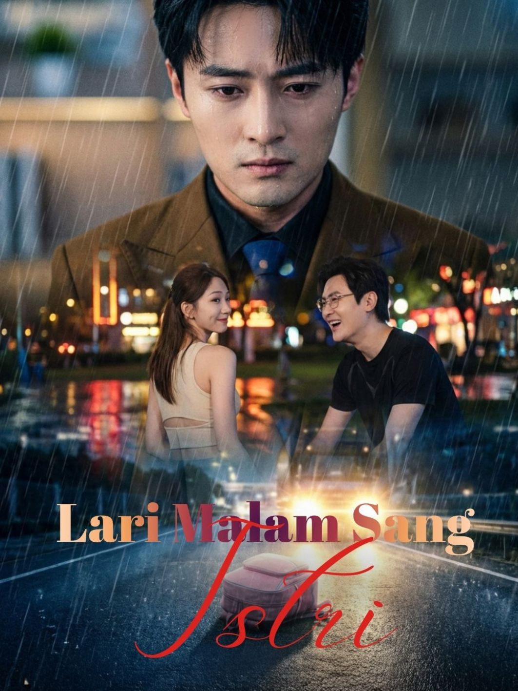 Lari Malam Sang Istri short drama poster