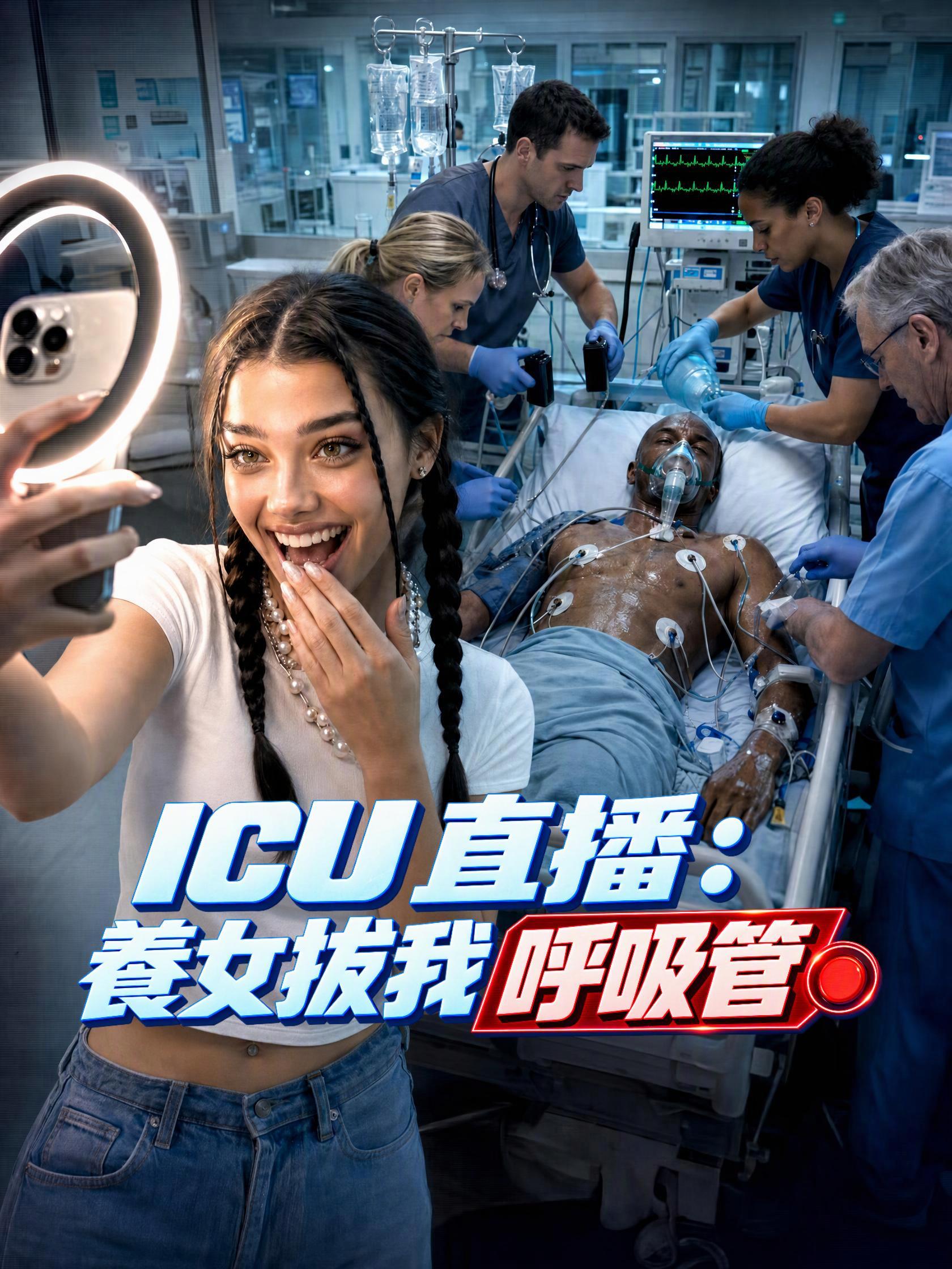ICU 直播：養女拔我呼吸管 short drama poster
