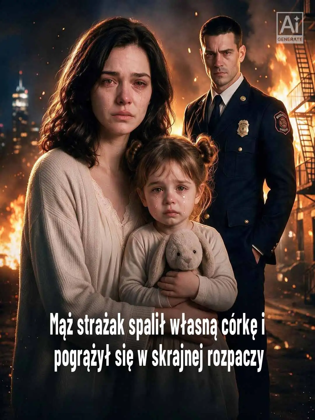 Mąż strażak spalił własną córkę i pogrążył się w skrajnej rozpaczy short drama poster