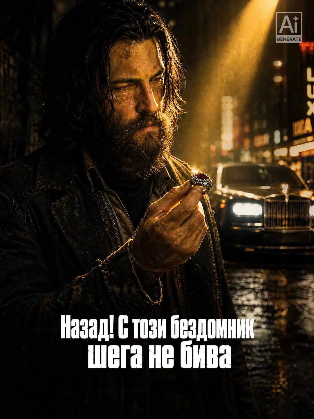 Назад! С този бездомник шега не бива short drama poster