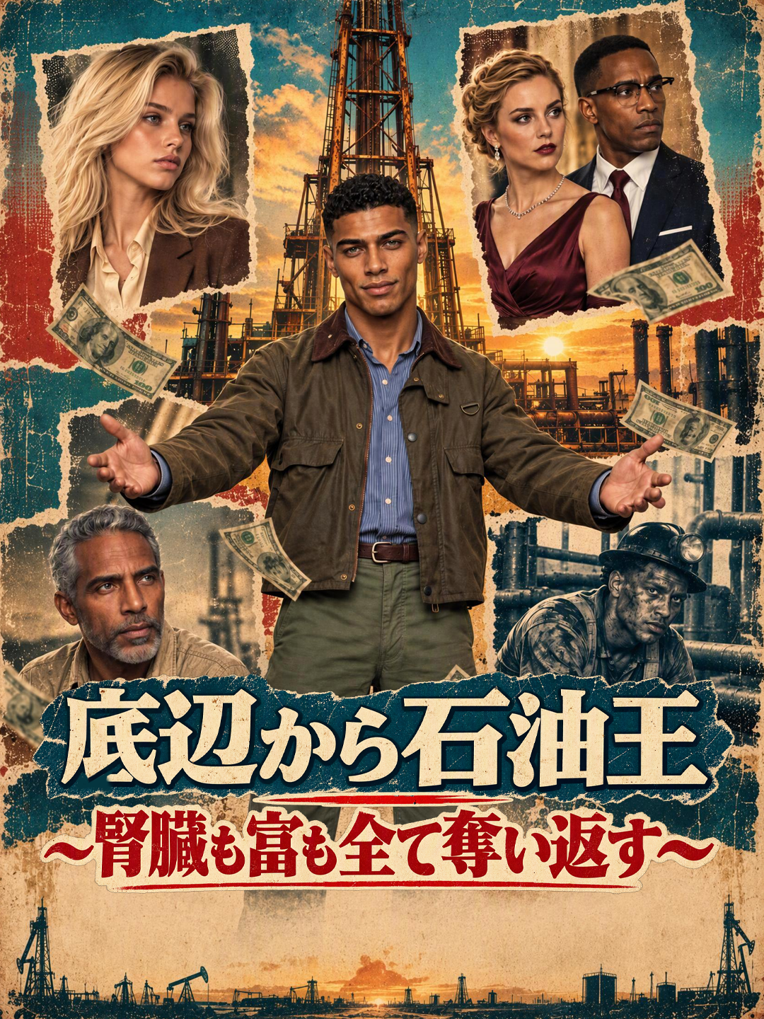 底辺から石油王～腎臓も富も全て奪い返す～ short drama poster