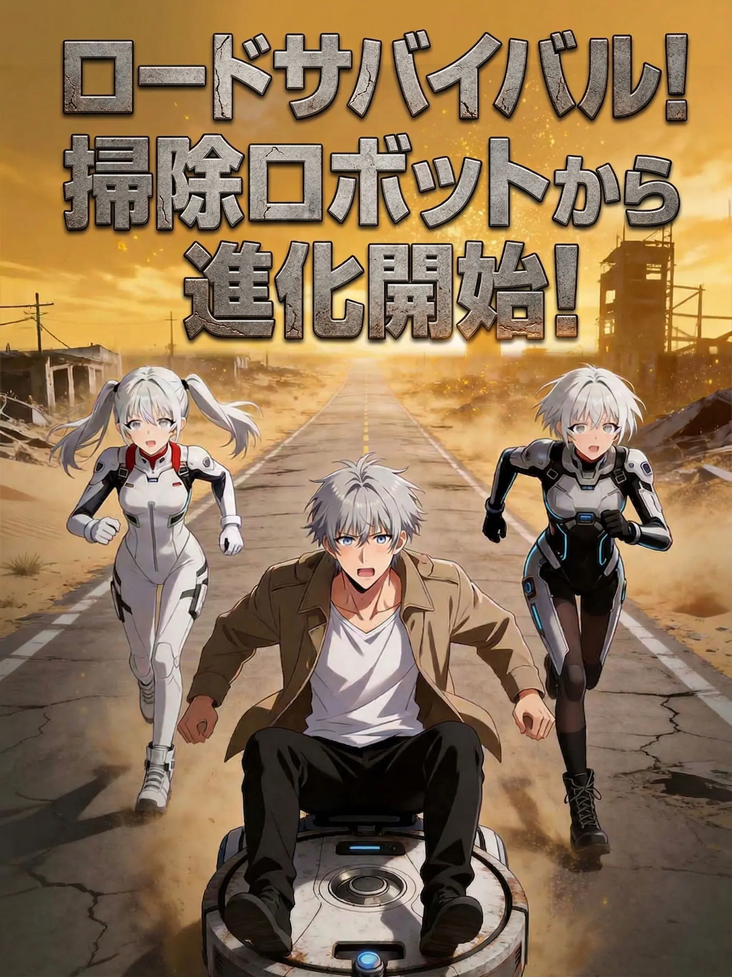 ロードサバイバル！掃除ロボットから進化開始！ short drama poster