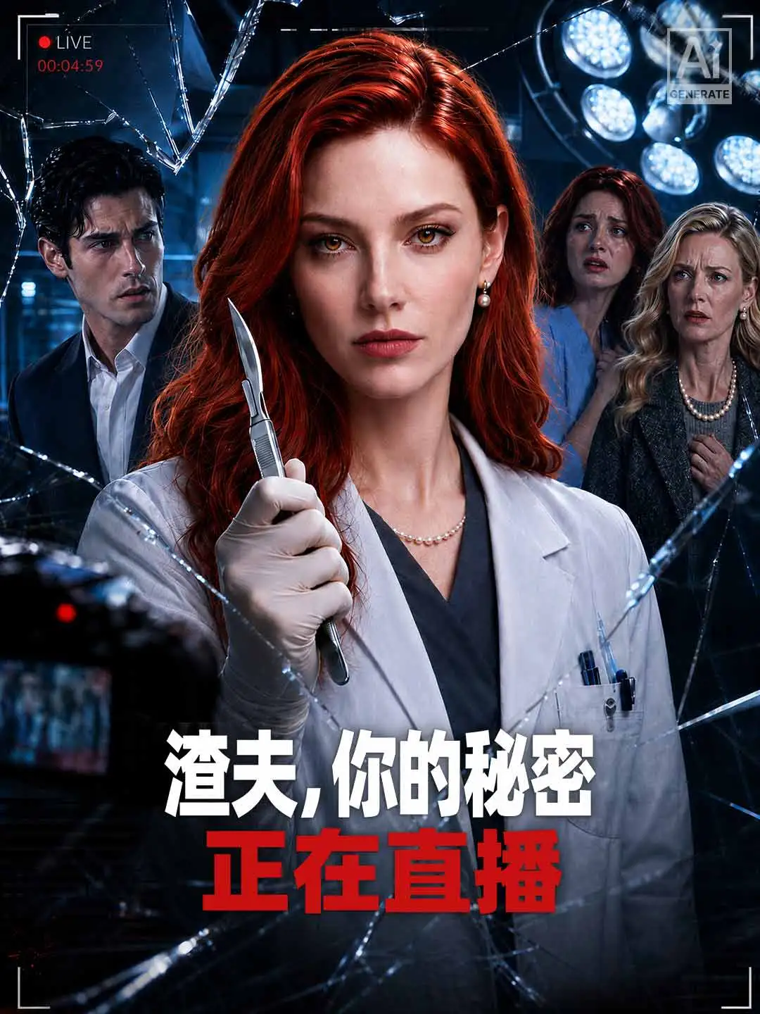 渣夫，你的秘密正在直播 short drama poster