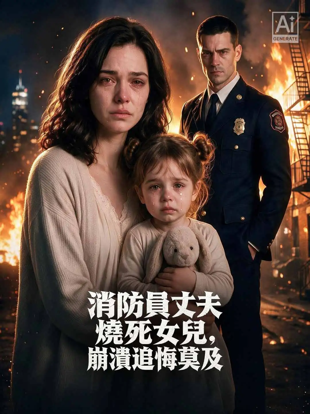 消防員丈夫燒死女兒，崩潰追悔莫及 short drama poster
