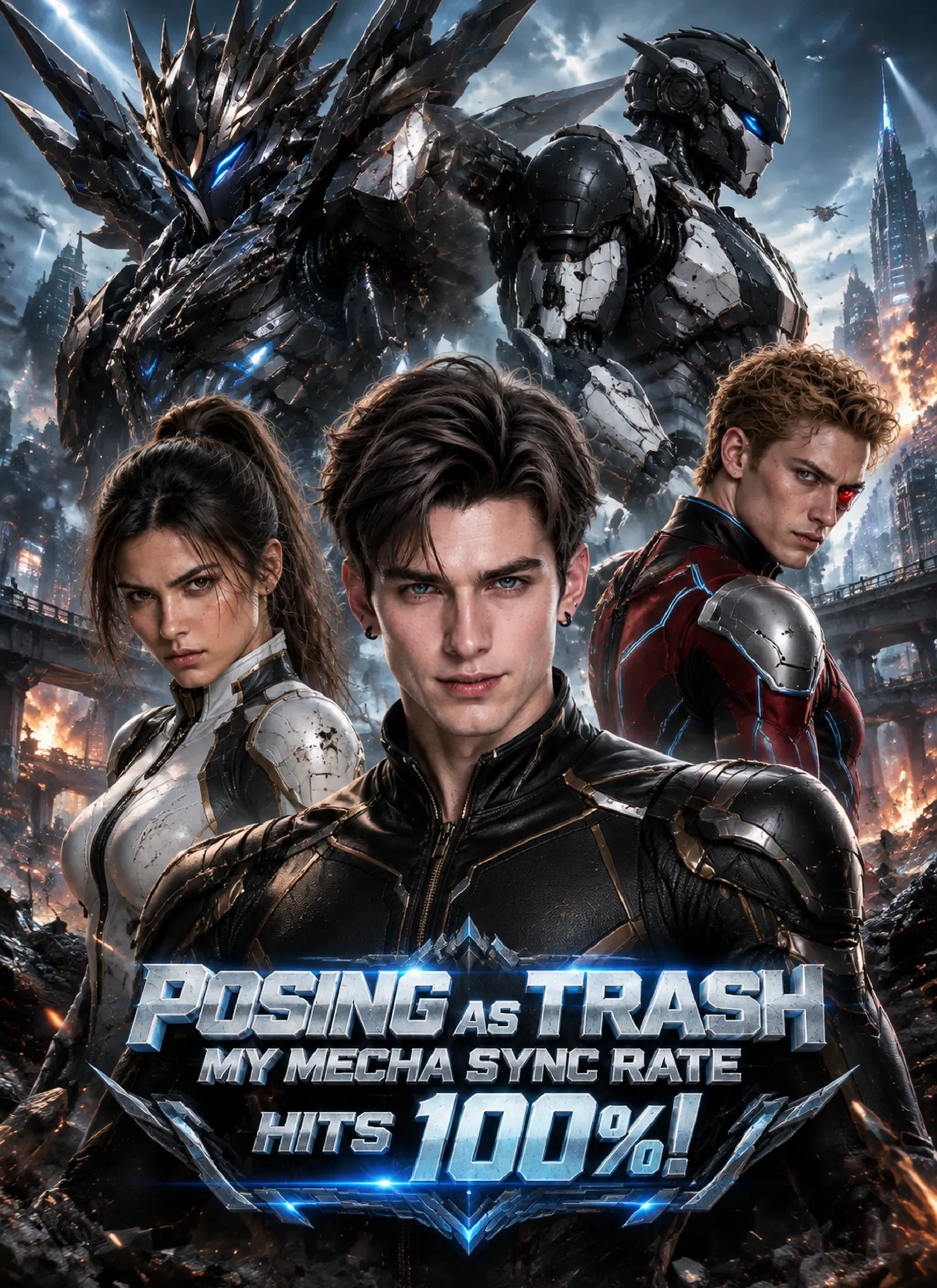 Posing as Trash, My Mecha Sync Rate Hits 100%! short drama poster