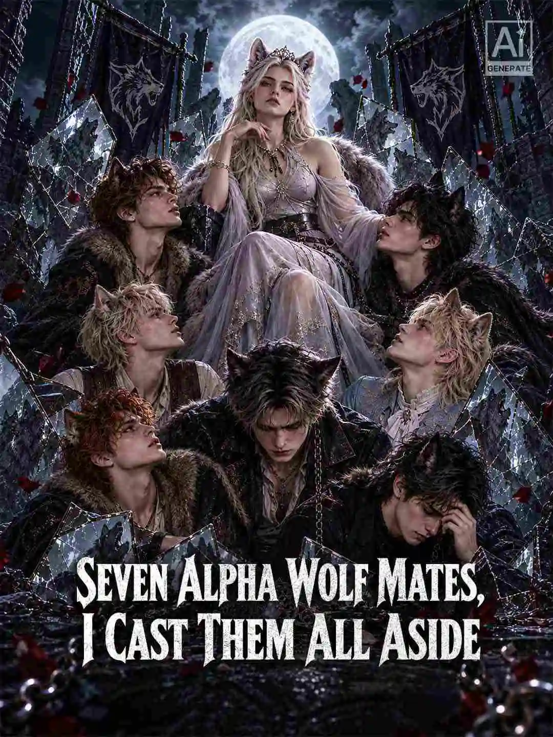 Seven Alpha Wolf Mates, I Cast Them All Aside short drama poster