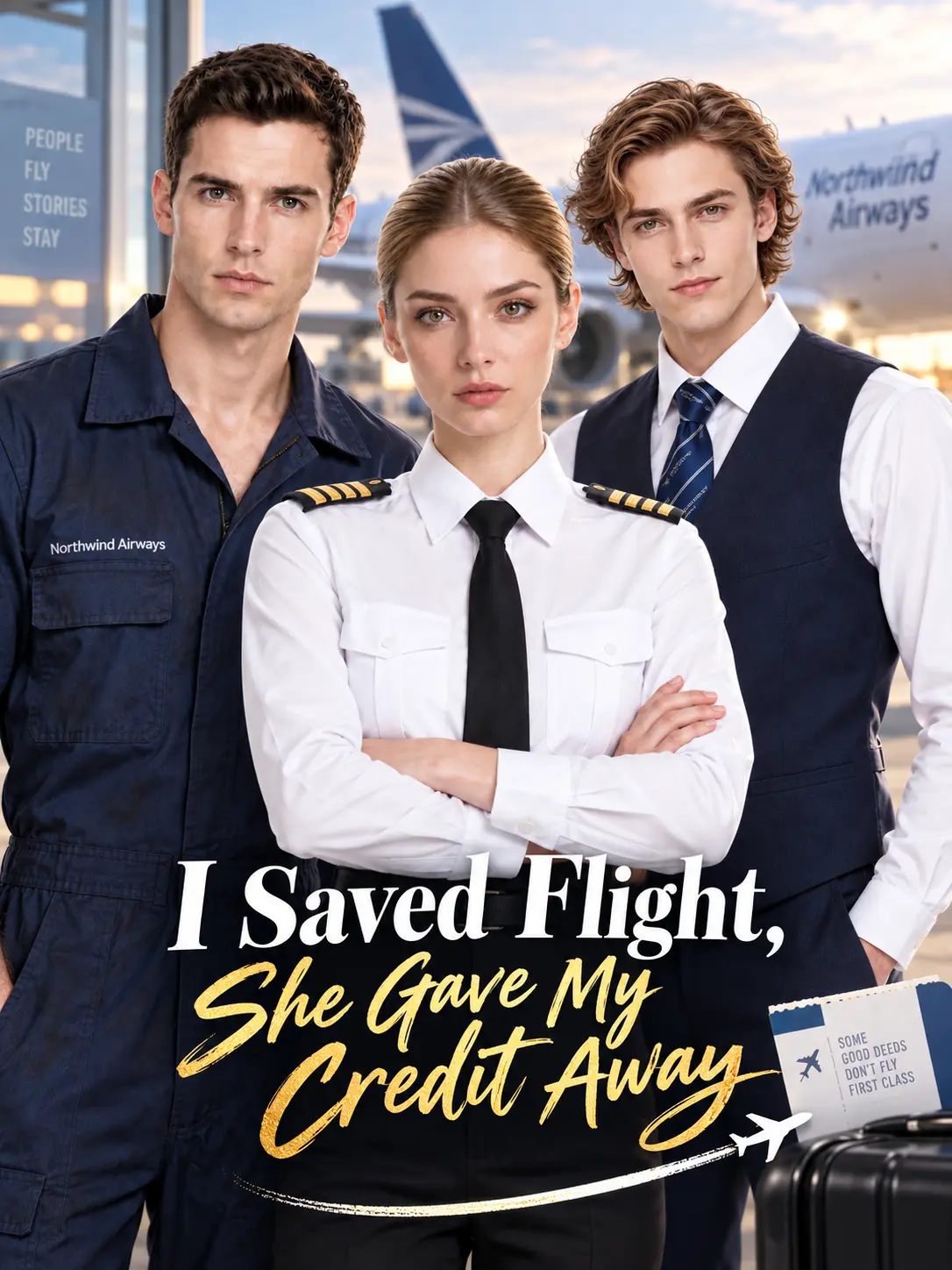 I Saved Flight, She Gave My Credit Away short drama poster