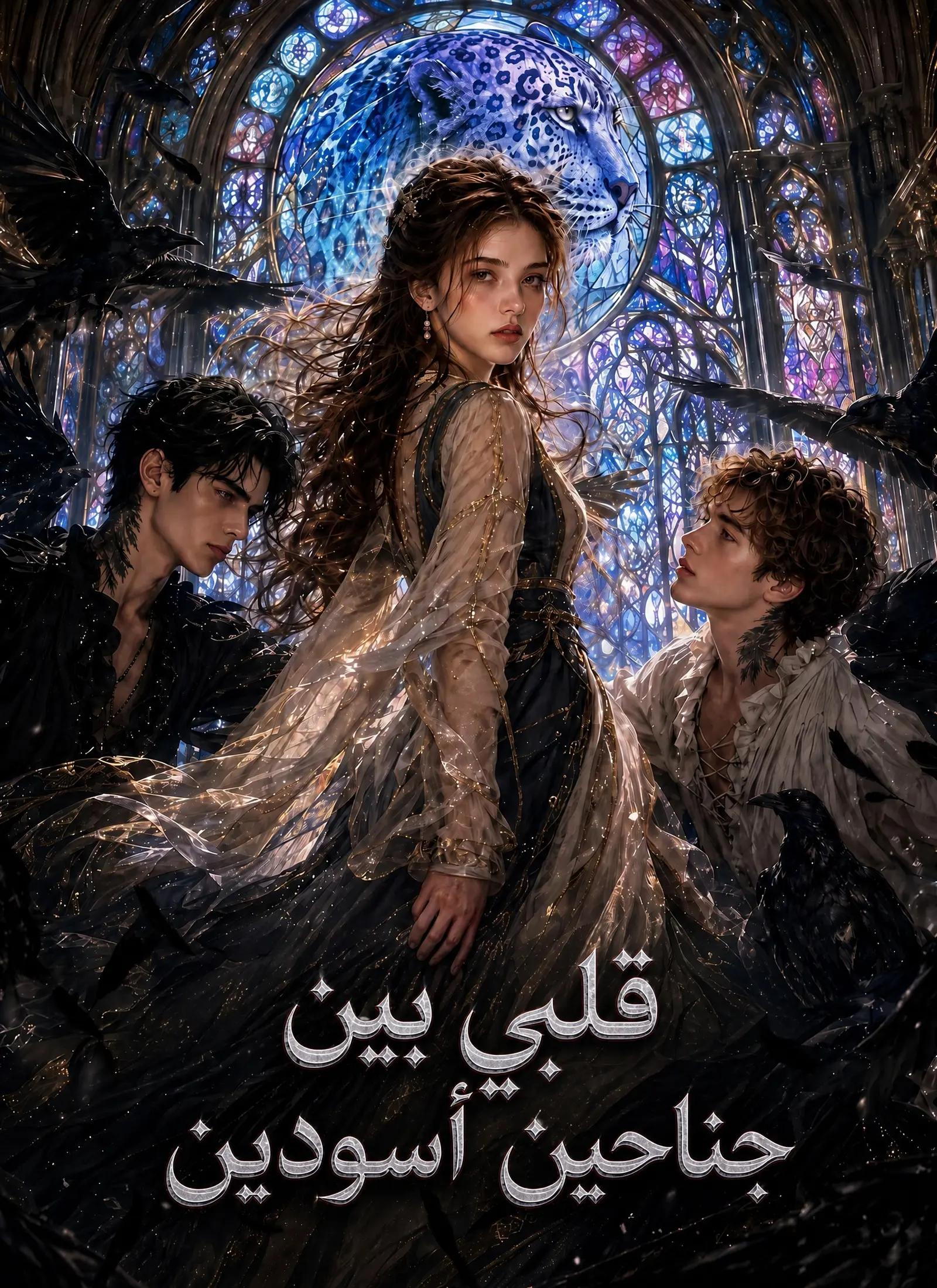 قلبي بين جناحين أسودين short drama poster