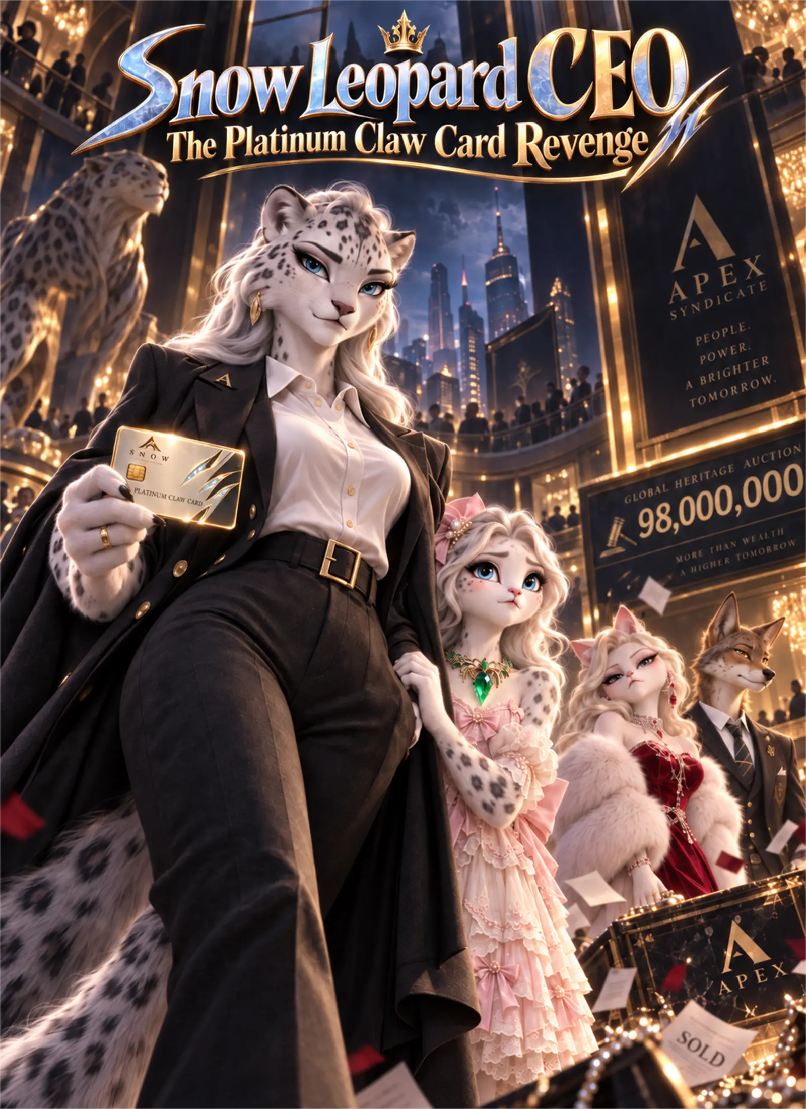 Snow Leopard CEO: The Platinum Claw Card Revenge short drama poster