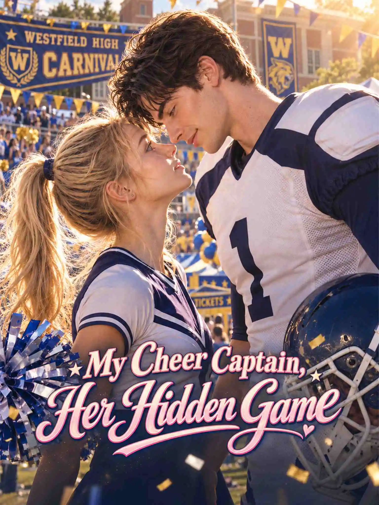 My Cheer Captain, Her Hidden Game short drama poster