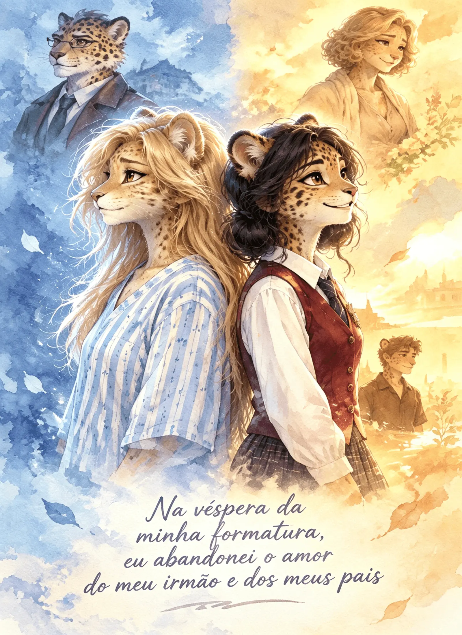 Antes do Novo Ano Escolar, Eu Desisti da Minha Família short drama poster