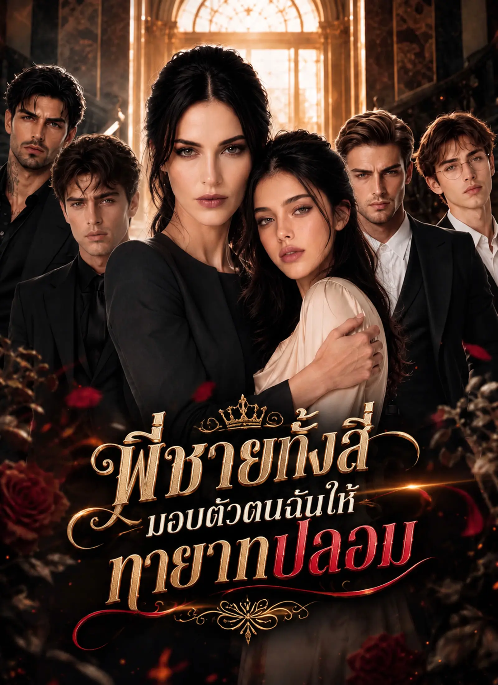พี่ชายทั้งสี่มอบตัวตนฉันให้ทายาทปลอม short drama poster